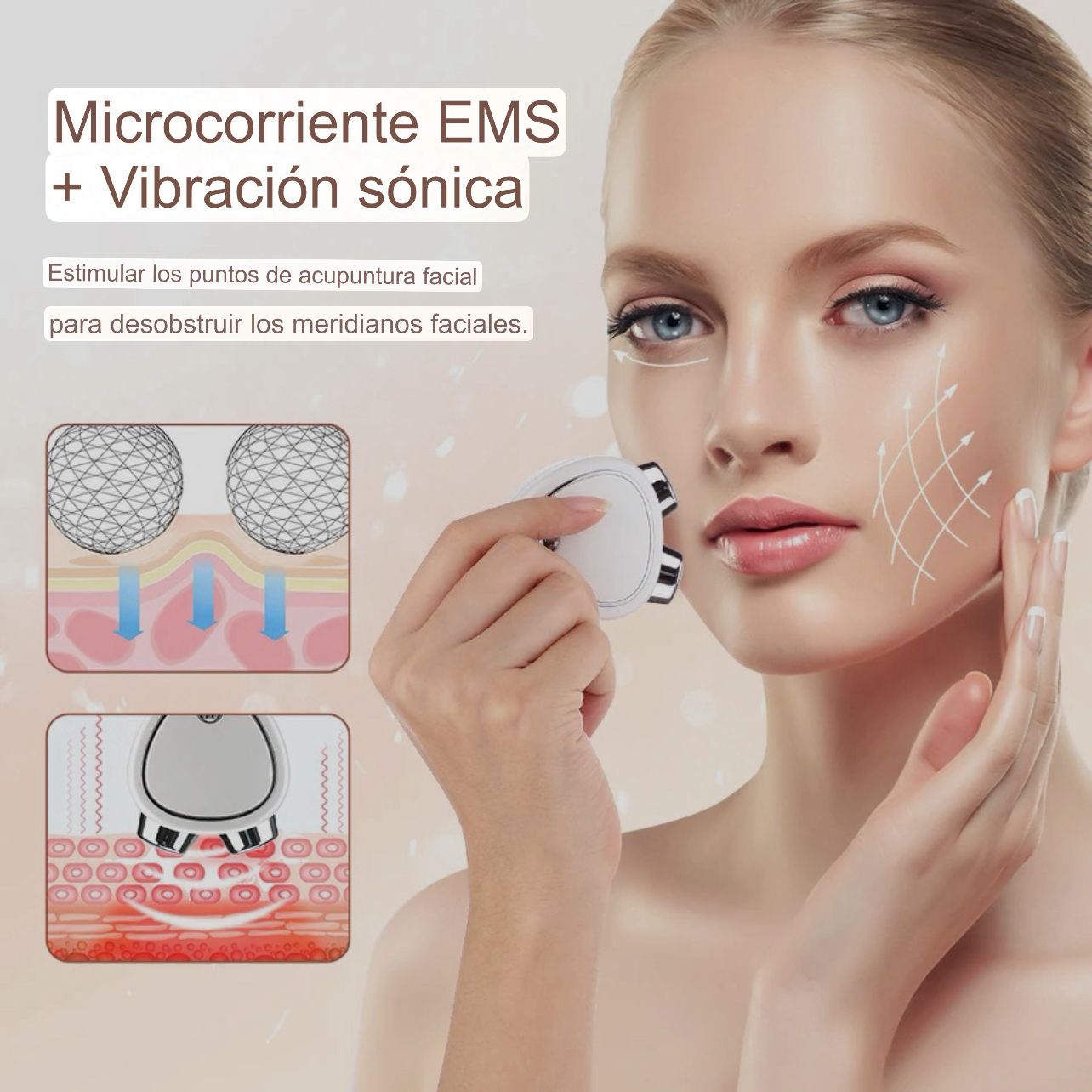 Masajeador Facial Microcorriente Mis Productos Online